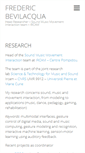 Mobile Screenshot of frederic-bevilacqua.net