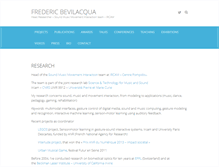 Tablet Screenshot of frederic-bevilacqua.net